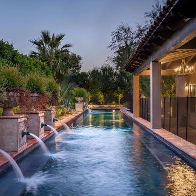 Private pool at a Scottsdale vacation rental.