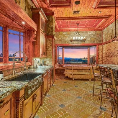 Open kitchen with views in a Scottsdale vacation rental.