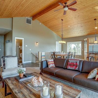 Open layout in a Bend, OR vacation rental.