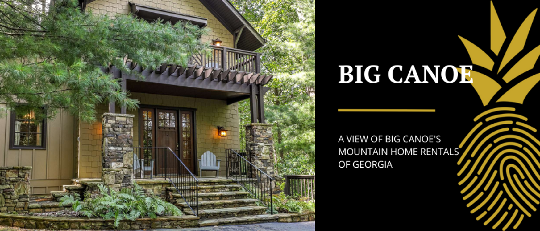 A view of Big Canoe's Mountain Home Rentals of Georgia services