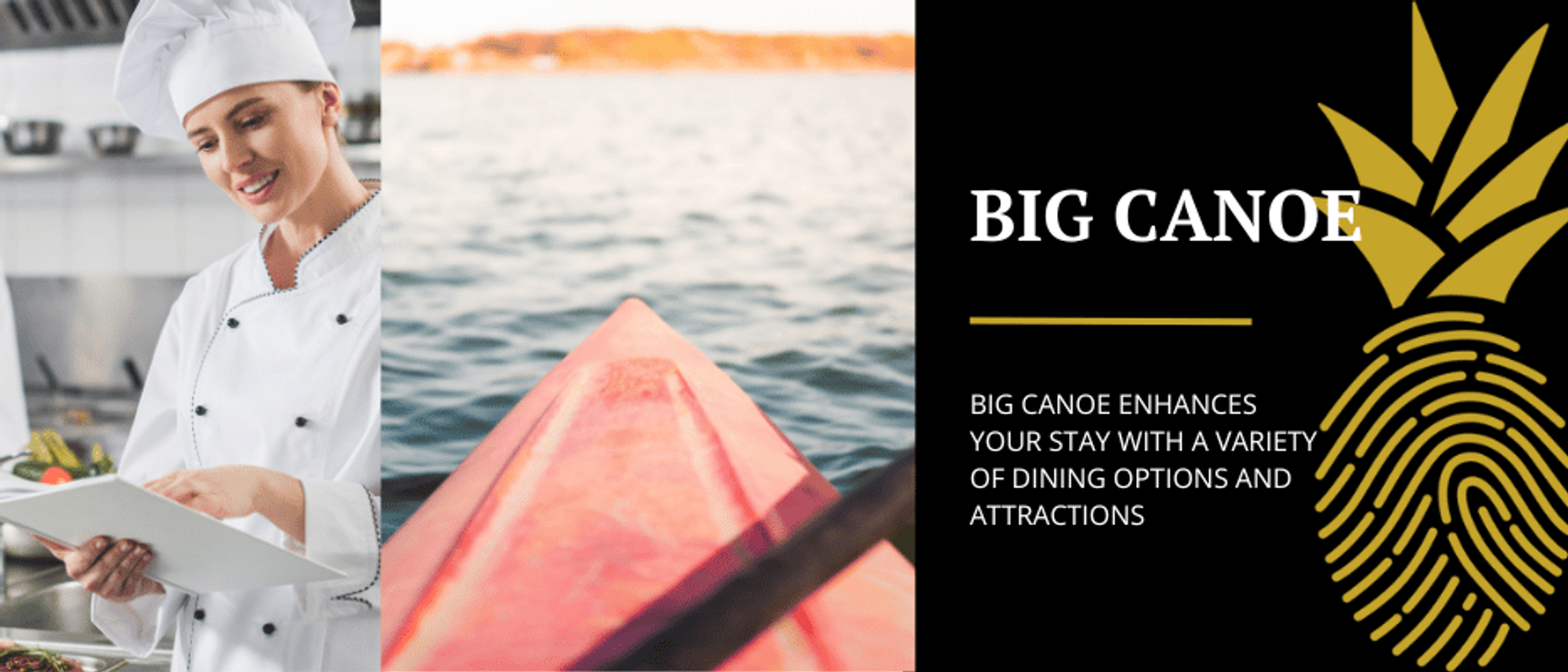 A view of the favorite restaurants and attractions in Big Canoe