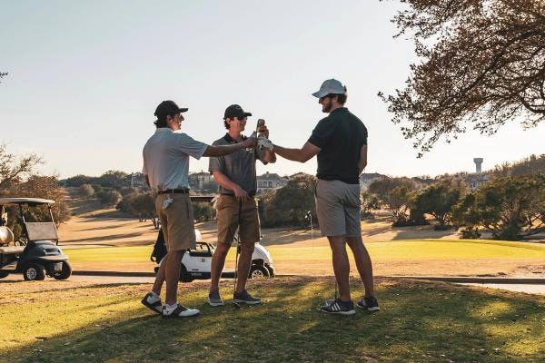 Golf with friends