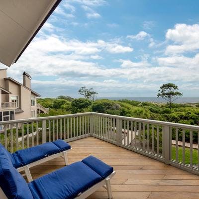 Oceanfront view from a Kiawah Island condo.