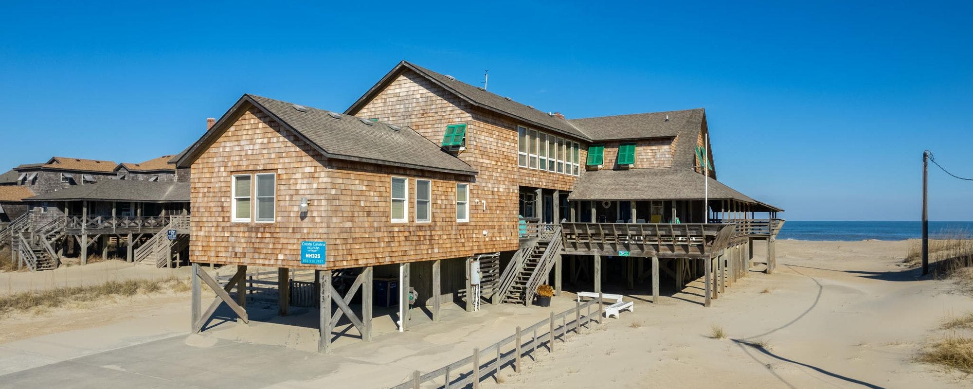 Classic oceanfront beach house in the Outer Banks