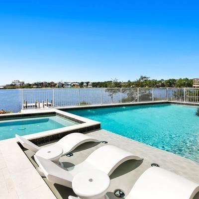 30A Vacation Rental Pool Overlooking Eastern Lake