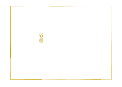 Map with pineapple