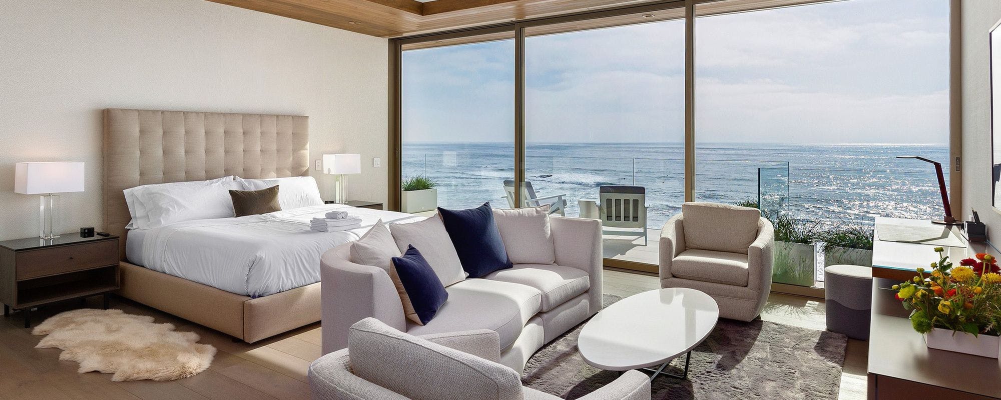 Vacation rental bedroom in San Diego