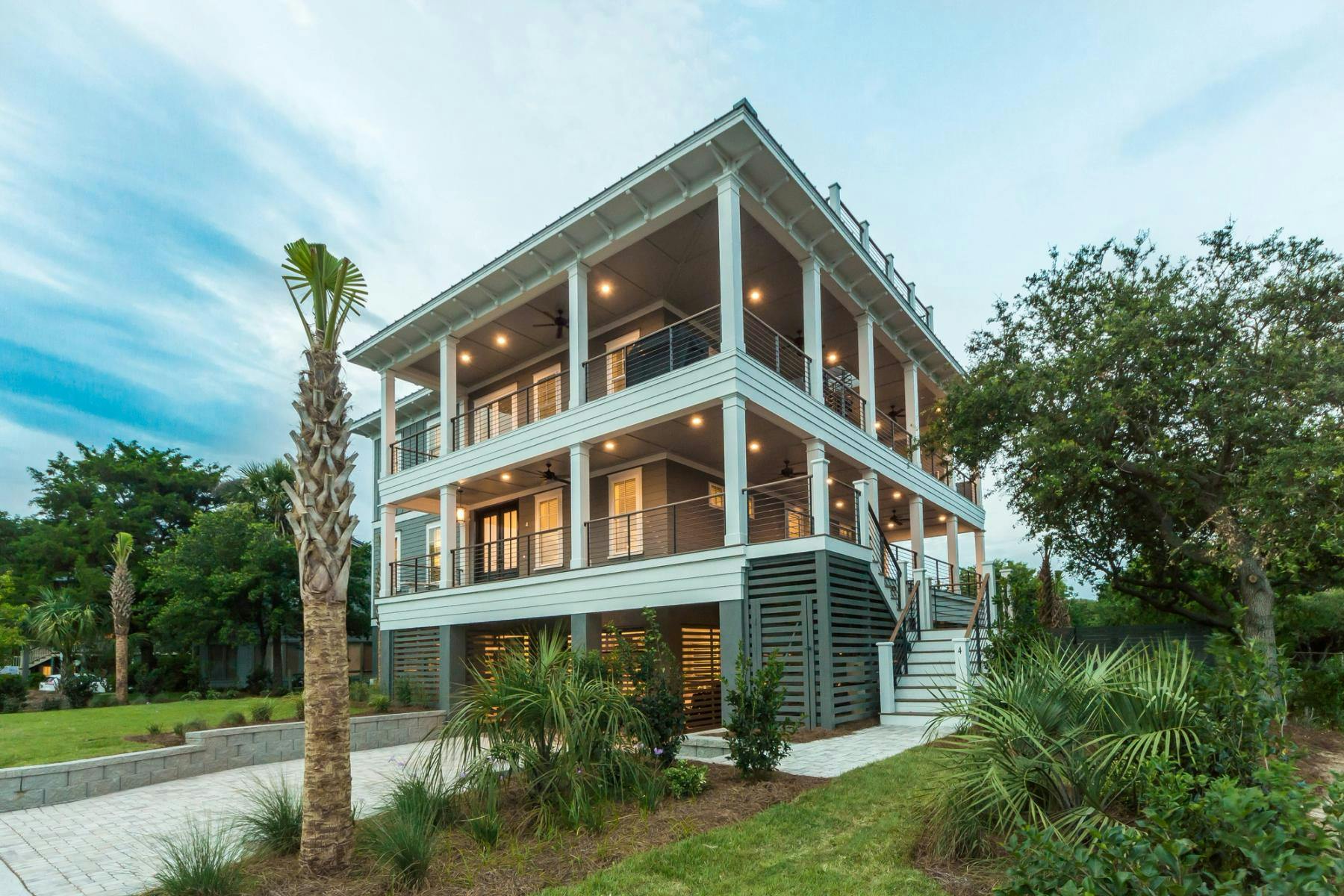 Exterior view of Isle of Palms vacation rental home by Island Realty