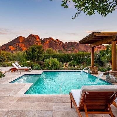 Vacation rental in Scottsdale with a private pool and views.