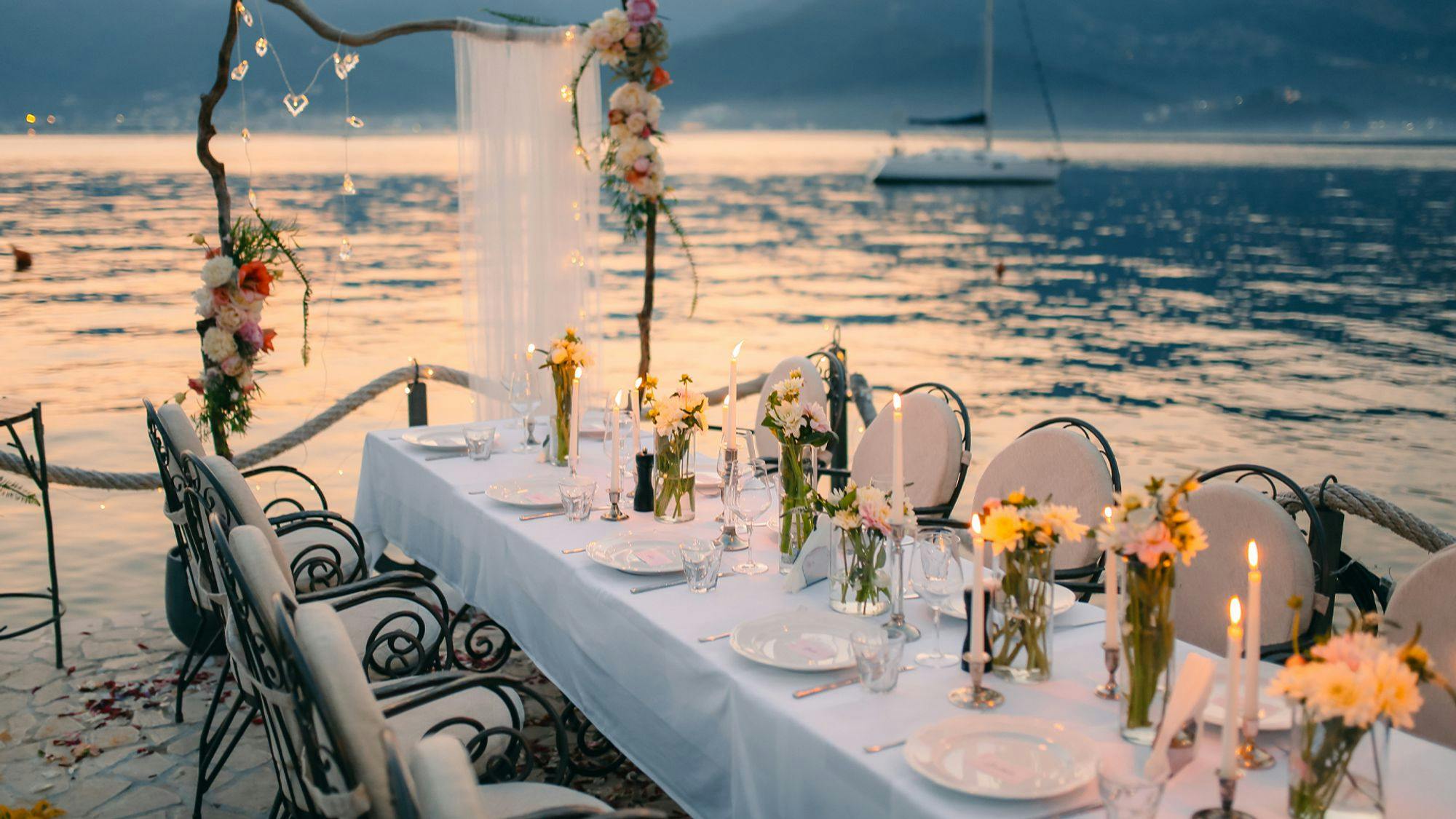 Wedding experience by the lake