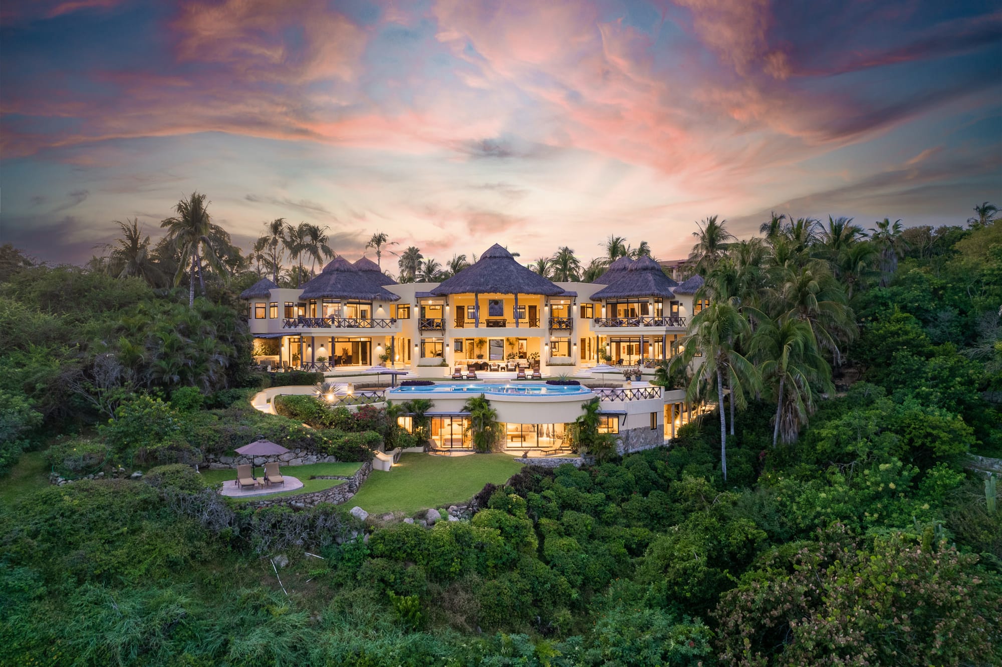 Luxury vacation view